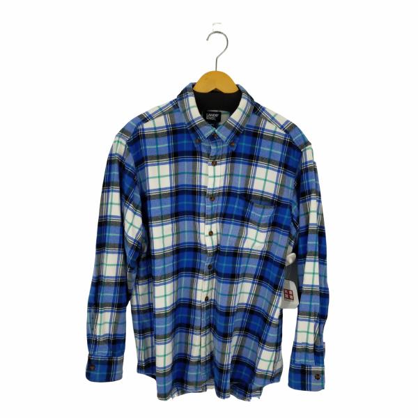 LANDS END(ランズエンド) ヘビーネルチェックシャツ オーバーサイズ メンズ  XXL 中古...