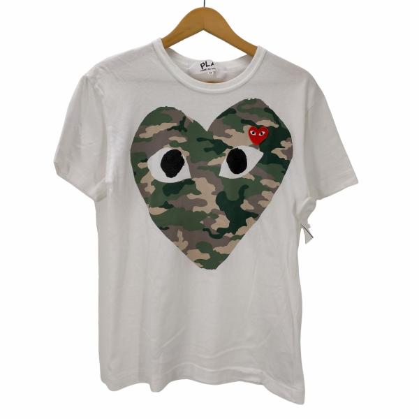 PLAY COMME des GARCONS(プレイコムデギャルソン) S/S カモ柄プリントTシャ...