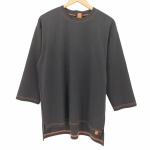 UNIVERSAL OVERALL(ユニバーサルオーバーオール) バックジップ バイカラー Tシャツ メン 中古 古着 1124｜bazzstore