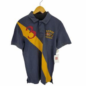 Rugby Ralph Lauren(ラグビーラルフローレン) ポロ ナンバリングワッペン メンズ JPN 中古 古着 0949｜bazzstore