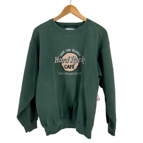 Hard Rock Cafe(ハードロックカフェ) 90S USA製 刺繍ロゴ スウェット メンズ ...