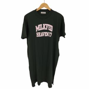 MILK FED(ミルクフェド) HEAVEN 27 プリント クルーネック S/S ワンピース レディー 中古 古着 0104｜bazzstore