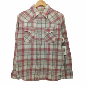 Wrangler(ラングラー) 別注ウエスタンシャツ ユニオンチケット メンズ  S 中古 古着 0443｜bazzstore