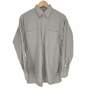 Demi-Luxe BEAMS(デミルクスビームス) 21AW 長袖シャツ 胸ポケット メタルボタン 36 中古 古着 0225｜bazzstore
