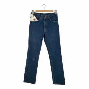 Levis(リーバイス) 80s MADE IN USA 40509-0215 ストレートデニム オレンジ 中古 古着 0222｜bazzstore