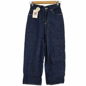 qualite(カリテ) e JEANS ストレートワイドデニム クロップド レディース JPN：34  中古 古着 0724｜bazzstore