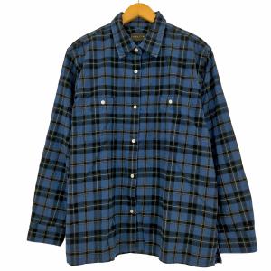 PENDLETON(ペンドルトン) コットン チェックシャツ ネルシャツ  レディース 表記無  中古 古着 0350｜bazzstore