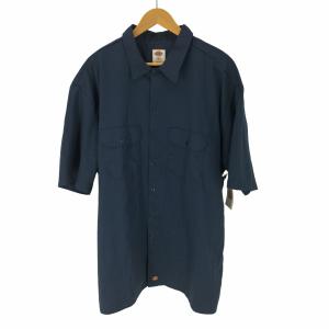 Dickies(ディッキーズ) 00S フラップポケット S/S ワークシャツ ビッグサイズ 3XL メン 中古 古着 0826｜bazzstore