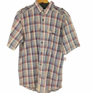 HARLEY-DAVIDSON(ハーレーダビッドソン) エポレット S/S チェックシャツ メンズ imp 中古 古着 0944｜bazzstore