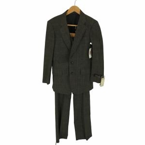 USED古着(ユーズドフルギ) {{Eleven Suit}} 3ピース 2B チェック ウール テーラー 中古 古着 0843｜bazzstore