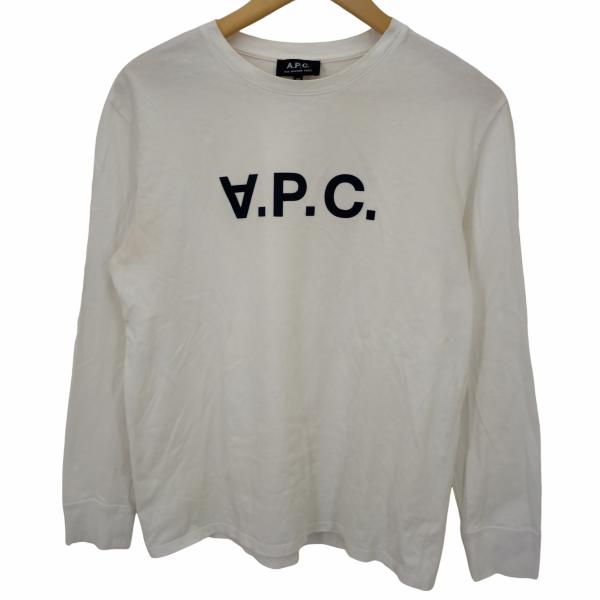 A.P.C.(アーペーセー) ロゴプリントL/S Tシャツ メンズ JPN：XS  中古 古着 07...