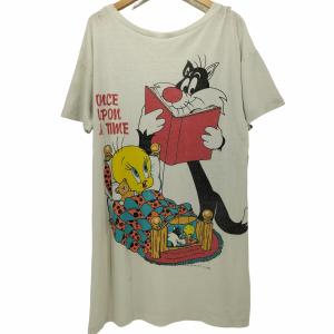 USED古着(ユーズドフルギ) 80S ONCE UPON A TIME クルーネックTシャツ アニメTシ 中古 古着 0903｜bazzstore