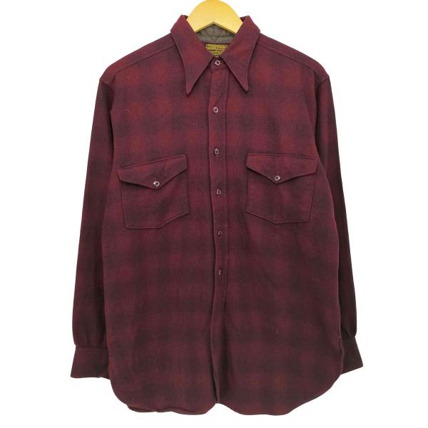 PENDLETON(ペンドルトン) 30S〜40S ウールL/S シャツ メンズ  表記無 中古 古...