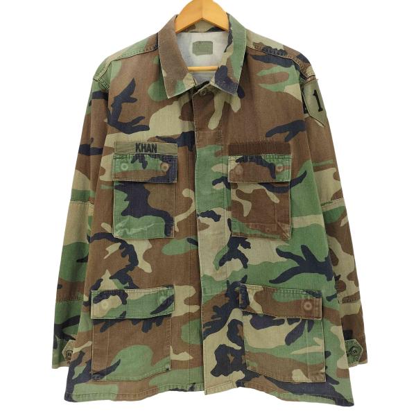 U.S. ARMY(ユーエスアーミー) 93年製 ウッドランドカモ BDUシャツジャケット メンズ ...