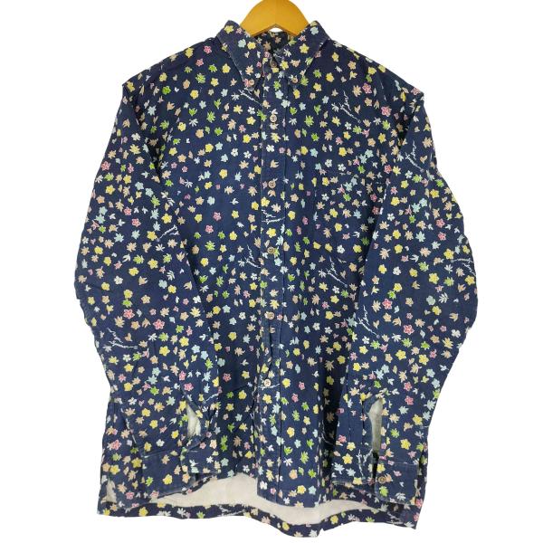 Reyn Spooner(レインスプーナー) 90S 水着タグ L/S BD 花柄シャツ メンズ J...