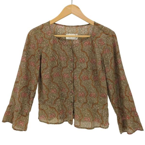 USED古着(ユーズドフルギ) Brigitte Singh ブリジット・シン  ブロックプリント ...