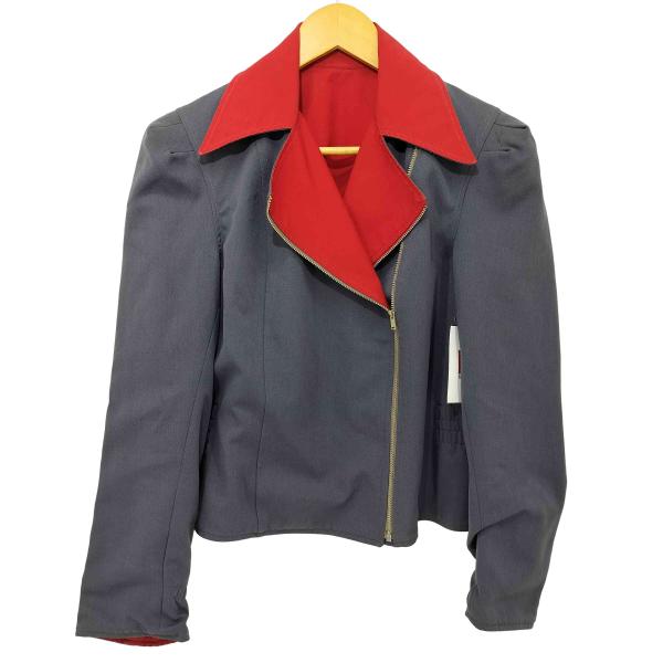 USED古着(ユーズドフルギ) 40s デコTALON バイカラー ダブルジップアップジャケット  ...