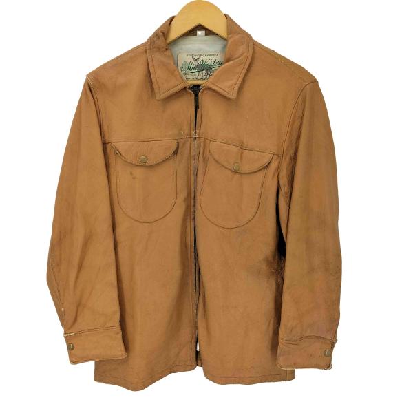 USED古着(ユーズドフルギ) 60S MID-WESTERN CCジップ ディアスキン レザーシャ...