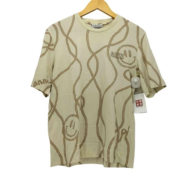 Ganni(ガニー) rope smile design Tshirt ロープ スマイル デザイン ...