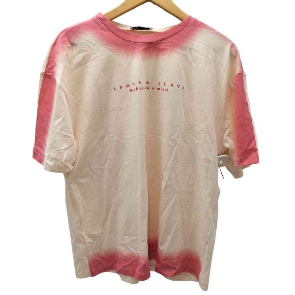 ZARA(ザラ) グラデーション スプレープリント クルーネックTシャツ レディース import：...