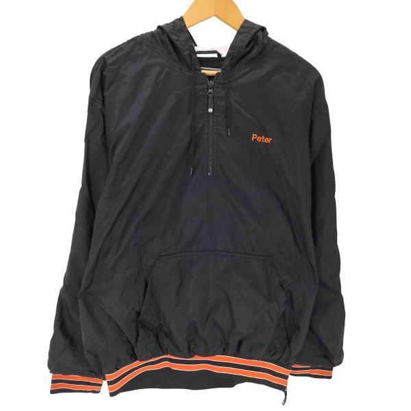 HOLLOWAY(ホロウェイ) 90S Peter 刺繍 裾ジップ バック プリント 裏地コットン ...