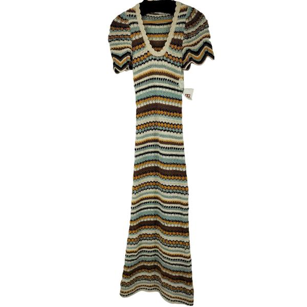 ZARA(ザラ) S/S かぎ網ニットワンピース レディース 表記無  中古 古着 0533