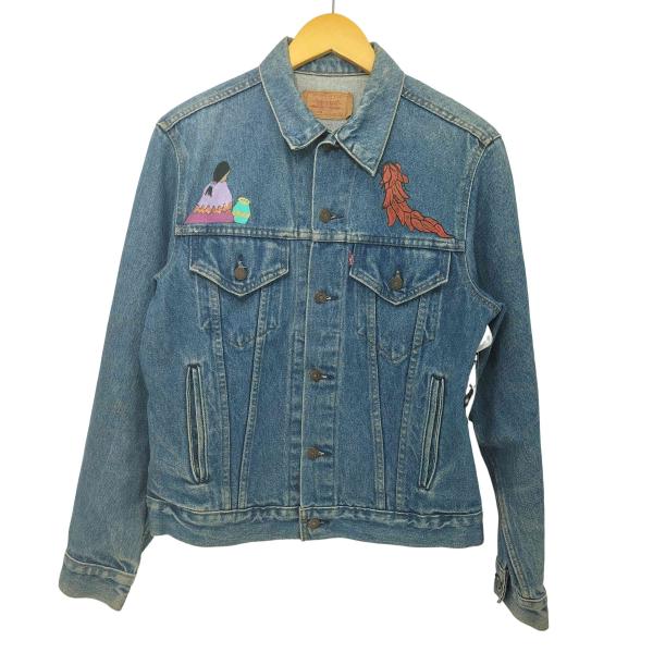 Levis(リーバイス) 80S USA製 70505 ボタン裏777 ペイント加工 4ポケット ト...