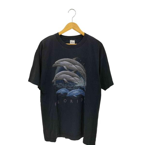 murina(ムリナ) 90-00s USA製 FLORIDA ドルフィンプリント クルーネック 半...