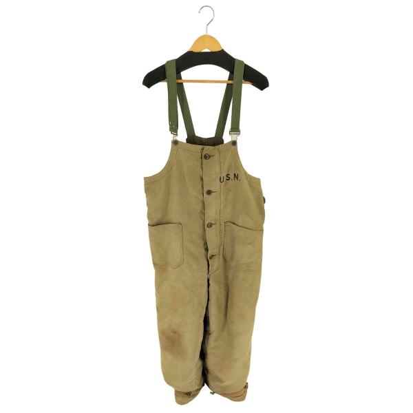 U.S.NAVY(ユーエスネイビー) 40-50S N-1 デッキパンツ オーバーオール TALON...