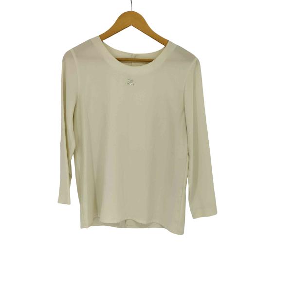 courreges(クレージュ) ロゴラインストーン付き バックボタンブラウス レディース  9R ...