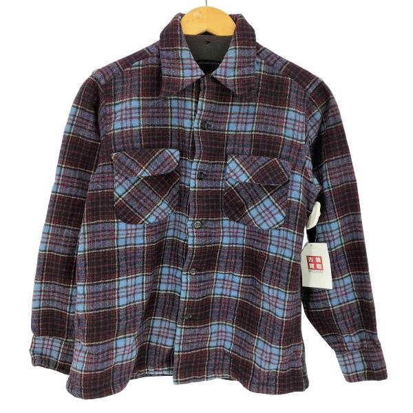 PENDLETON(ペンドルトン) 70s USA製 ウールオープンカラーシャツ メンズ  M 中古...