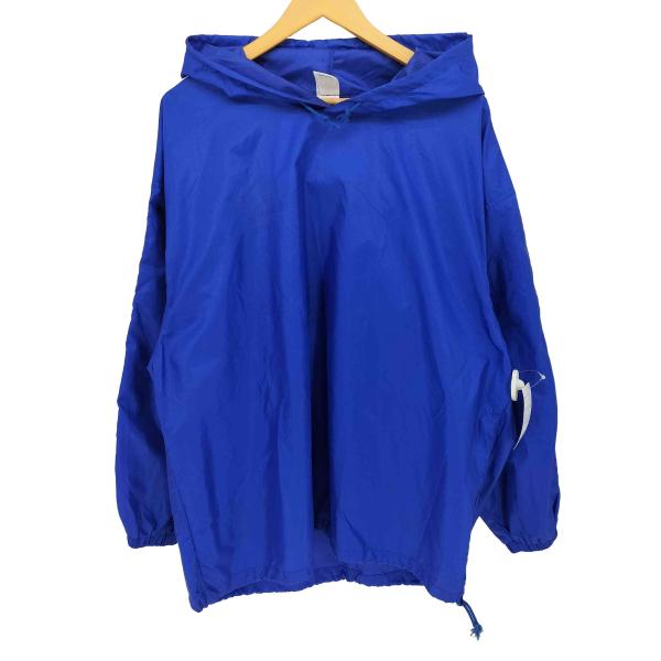 adidas(アディダス) 80-90S デサント製 トレフォイル ロゴプリント 3ストライプ ナイ...