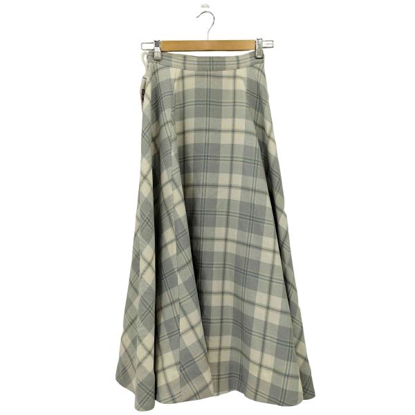 AMERI(アメリ) EVELYN CHECK FLARE SKIRT レディース  S 中古 古着...