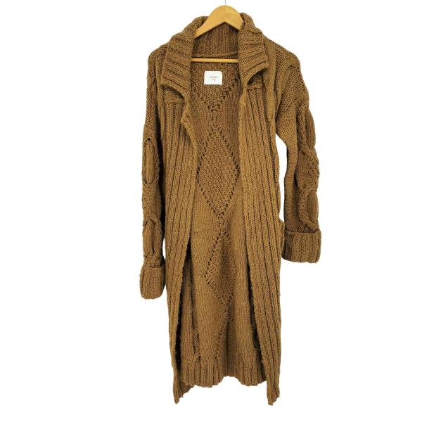 AMERI(アメリ) ケーブルニット  ロングカーテ?ィカ?ン レディース FREE  中古 古着 ...