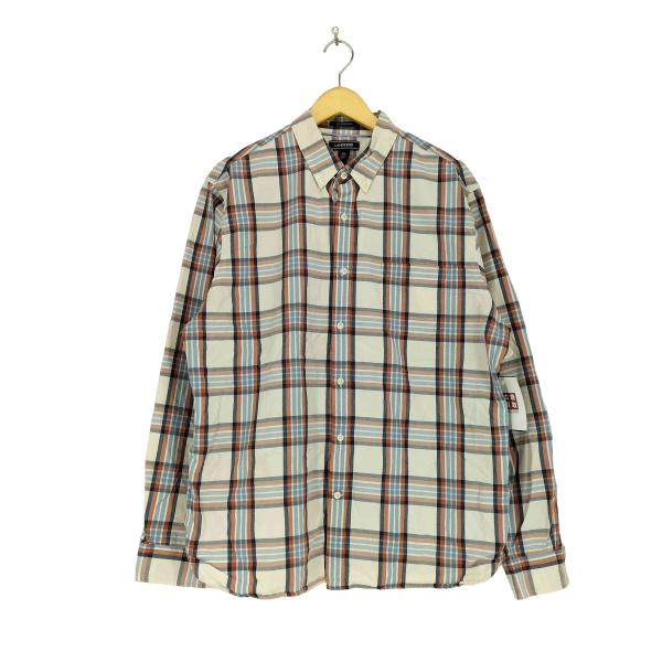 LANDS END(ランズエンド) チェック BDシャツ メンズ import：XL  中古 古着 ...