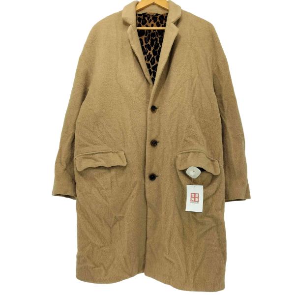 VAPORIZE(ヴェイパライズ) 裏地レオパード オーバーサイズ フェイクファーコート メンズ J...