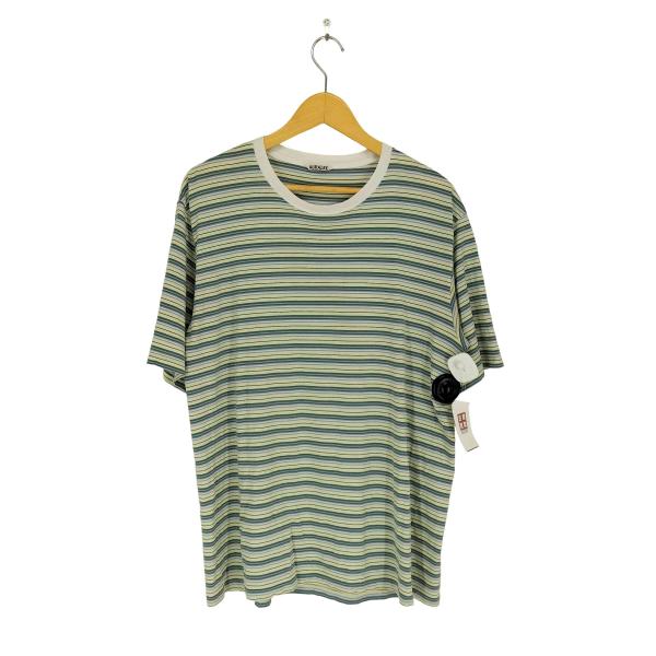 AURALEE(オーラリー) 24SS HARD TWIST COTTON BORDER TEE メ...