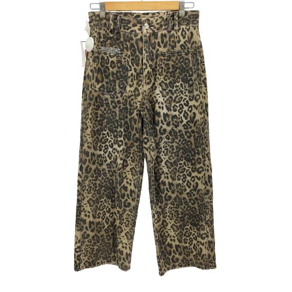 USED古着(ユーズドフルギ) {{BEEDEN}} LEOPARD PRINT WIDE STRA...