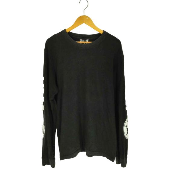 PAM(パム) 袖ロゴプリント クルーネック ロングスリーブ Tシャツ メンズ import：L  ...