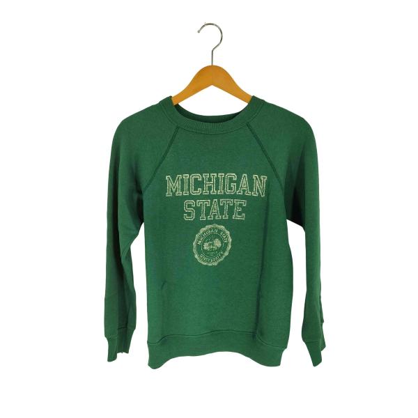 Champion(チャンピオン) 80S USA製 トリコタグ MICHIGAN ラグラン カレッジ...