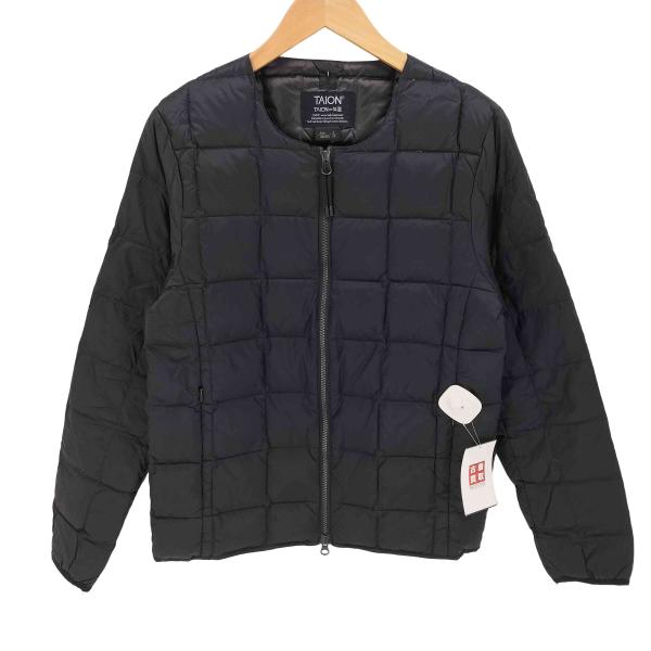 TAION(タイオン) クルーネック ダブルジップ インナーダウン メンズ JPN：S  中古 古着...