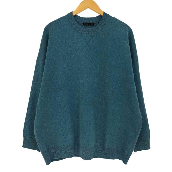 JEANASIS(ジーナシス) 12G Wジャガードボリュームスリーブスウェット レディース FRE...