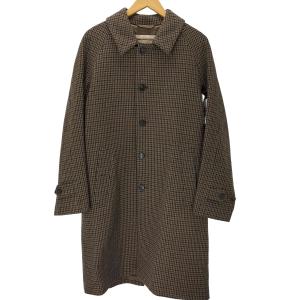 Mackintosh(マッキントッシュ) 英国製 ハングトゥース 千鳥格子 ウール ステンカラー コート 中古 古着 1225