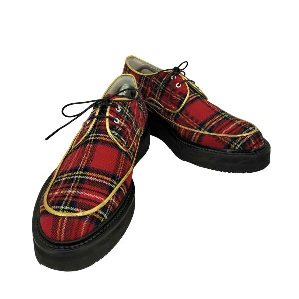 KIDS LOVE GAITE(キッズラブゲイト) イタリア製 VIBRAMソール タータンチェック...