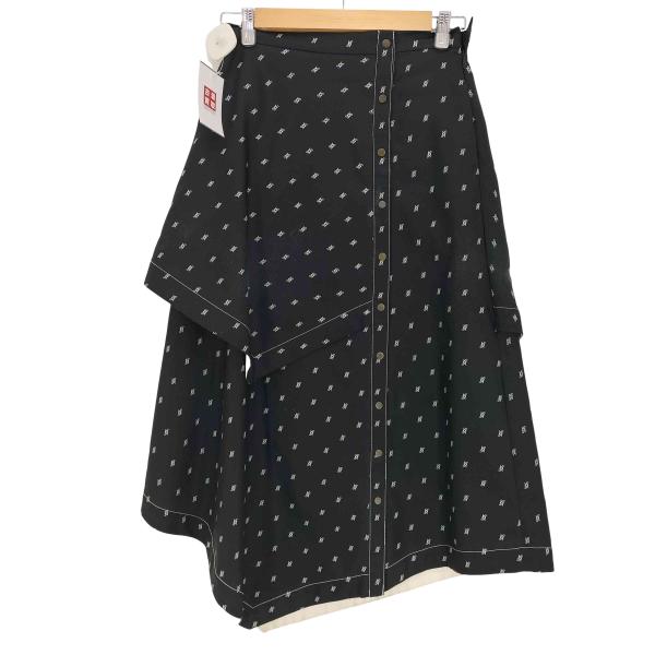 AMERI(アメリ) UNDRESSED MONOGRAM HEM DESIGN SKIRT レディ...