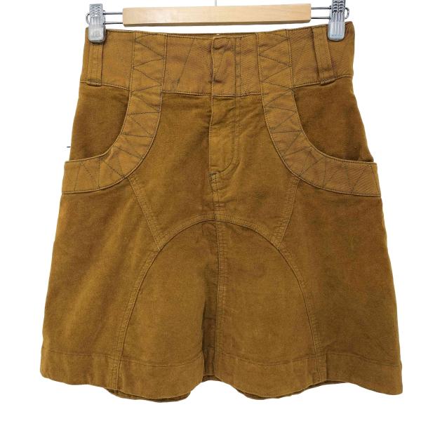 SEE BY CHLOE(シーバイクロエ) スエード切替 パッチワーク ミニスカート レディース E...