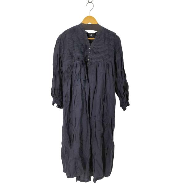 08Mab(ゼロハチマブ) リネン ピンタックワンピース レディース FREE  中古 古着 082...