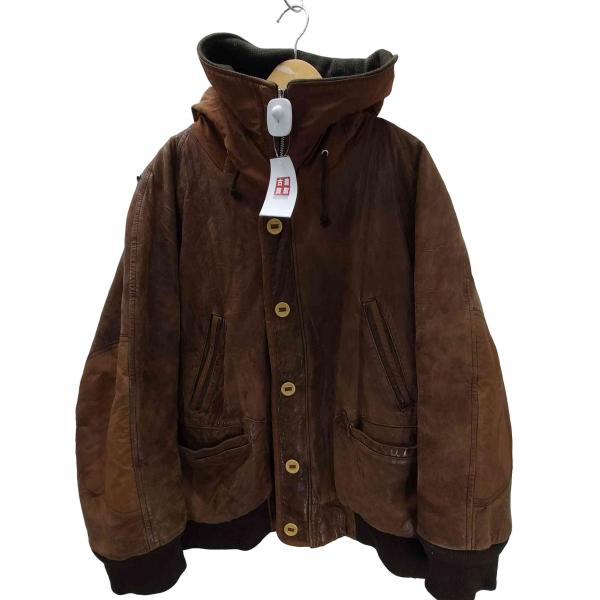 boneville(ボンネビル)  80S Vintage Hooded  Lamb Leather...
