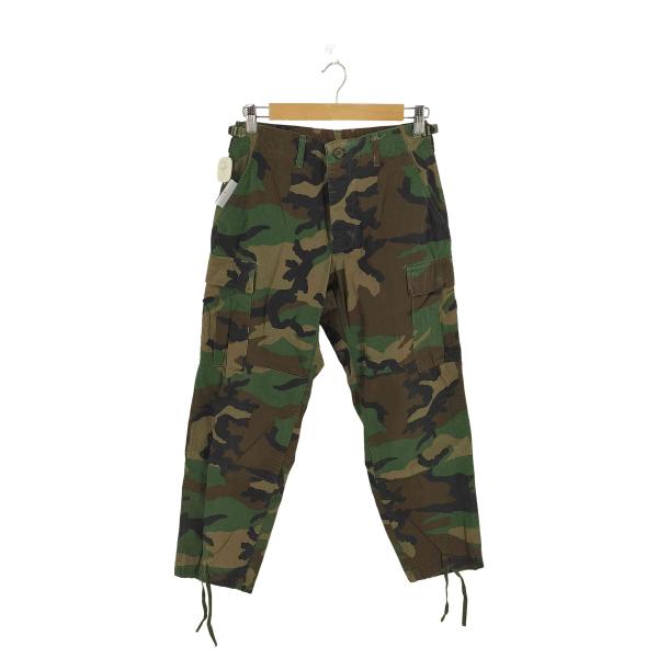 U.S. ARMY(ユーエスアーミー) ウッドランドカモ BDU カーゴパンツ メンズ  SMALL...