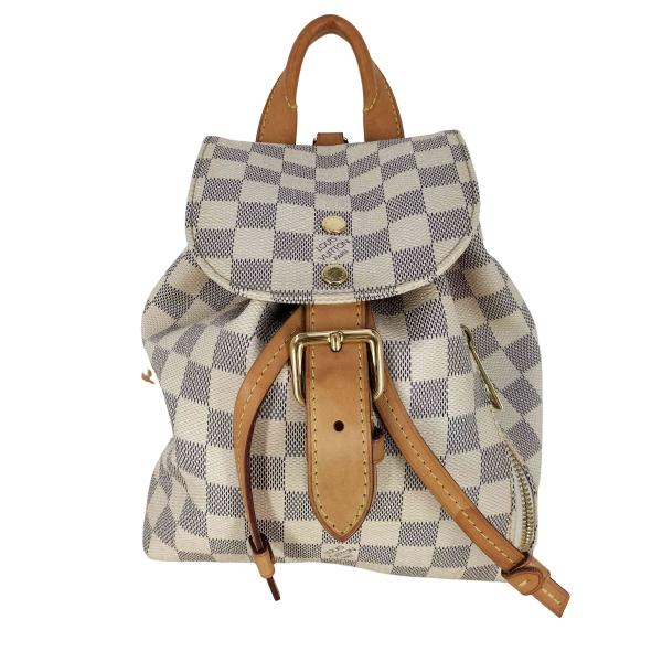 LOUIS VUITTON(ルイヴィトン) ダミエ・アズール スペロンBB PVCコーティングキャン...